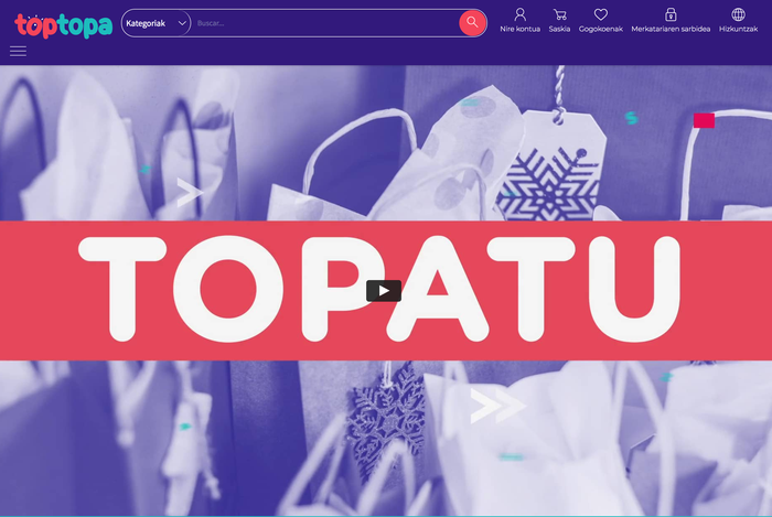 Nafarroako tokiko saltokiek online saltzeko Toptopa.shop webgunea sortu dute