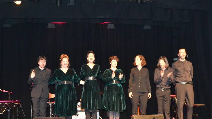 Ispirit taldeak gospel kontzertua eskaini zuen igandean Beran