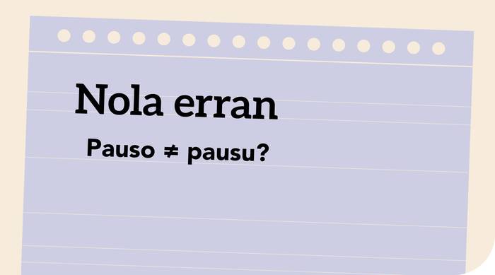Pauso edo pausu?