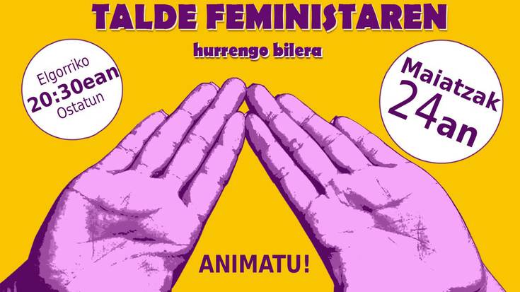 Malerreka-Bertizaranako talde feministak bilera eginen du maiatzaren 24an