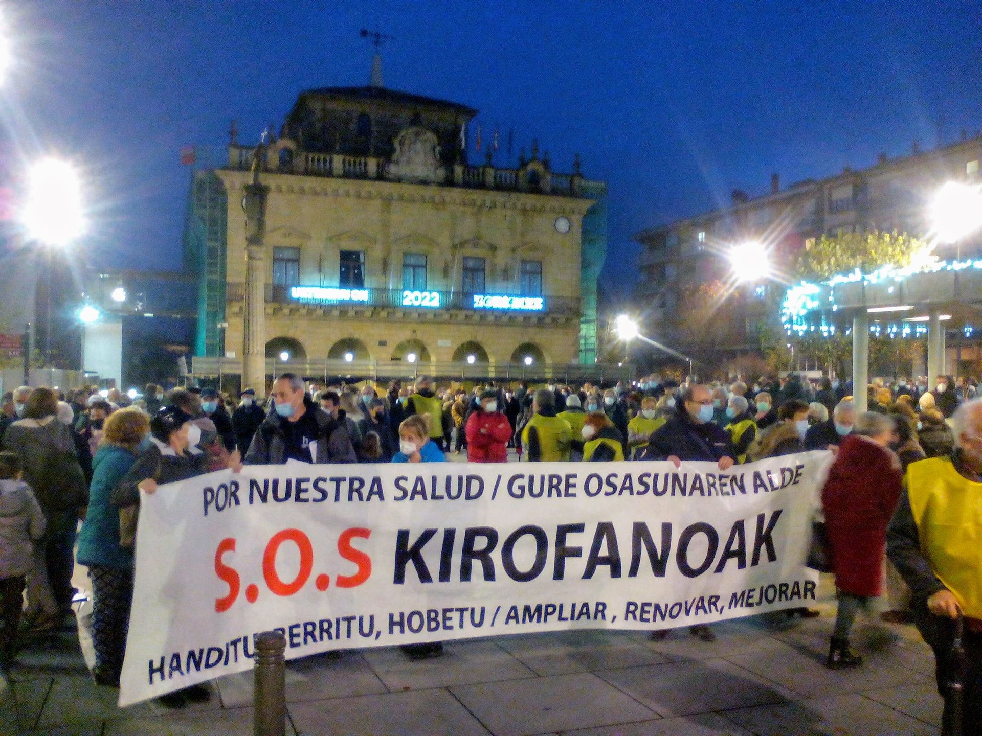 Osasun Bidasoa Plataformak deituta elkarretaratzea eginen dute larunbat arratsaldean Lesakan