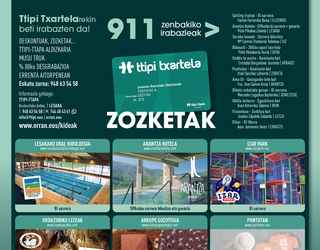 ZOZKETAK ttipi-ttapa 911 zk.