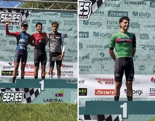 Eneit Bertiz sunbildarra lider da Green Series XCO mendi bizikleta txapelketan