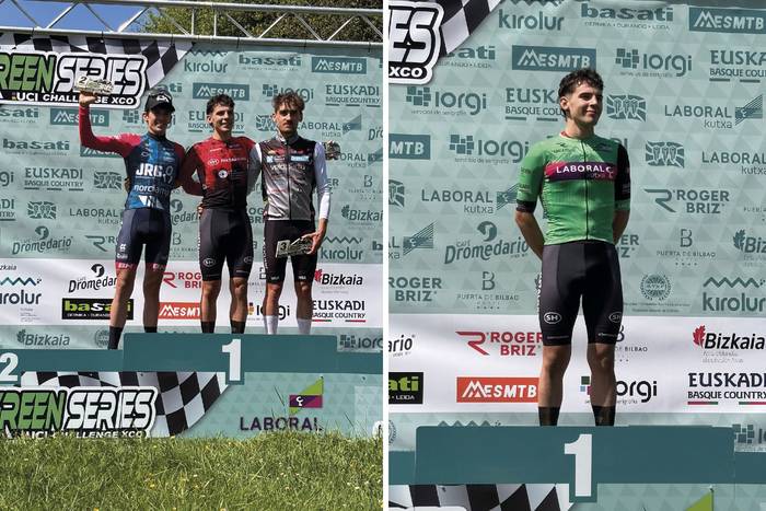 Eneit Bertiz sunbildarra lider da Green Series XCO mendi bizikleta txapelketan