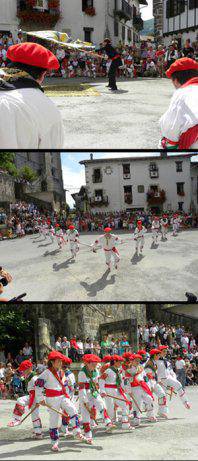 Bandera dantzatu dute lehen aldiz Berako San Esteban egunean