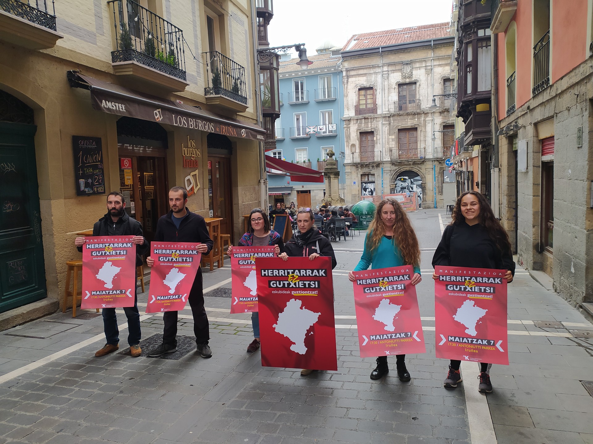 Nafarroako euskaldunen eskubideen aldeko manifestazioa eginen dute maiatzaren 7an Iruñean