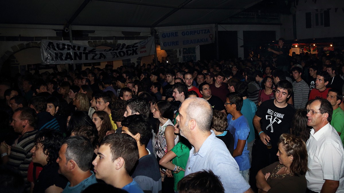 Aurtengo Arantza Rock ere bertan behera