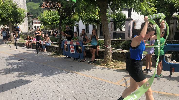 Ane Elzaurdia eta Aritz Arratibel dira Bortzirietako Lasterketa Herrikoien Kopako liderrak