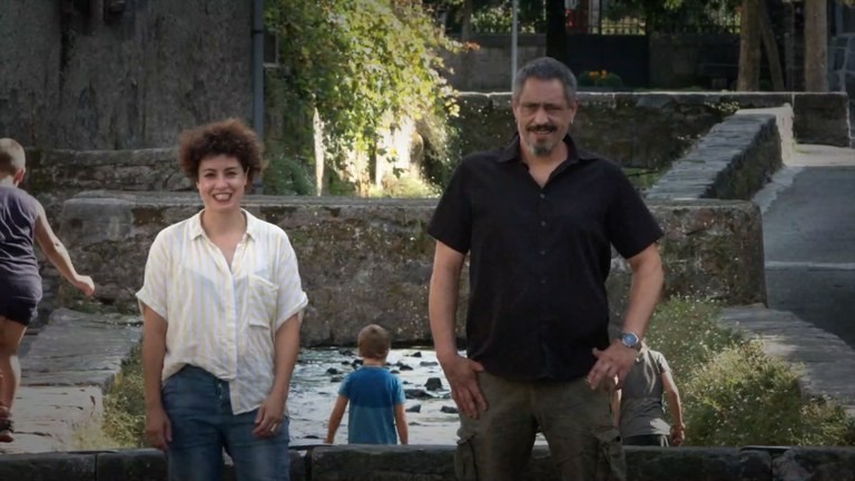 Xabier Silveira eta Erika Lagoma larunbatean Hitzetik Hortzera saioan