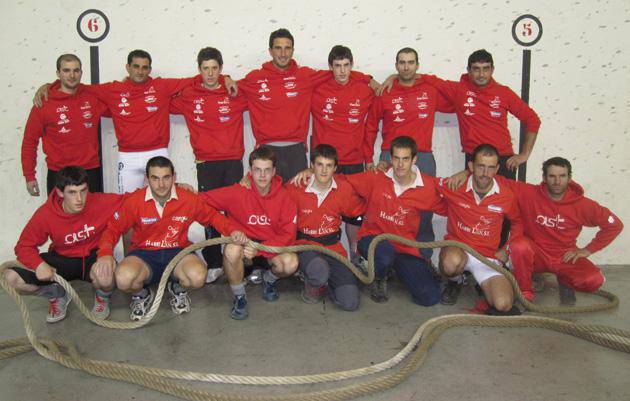 Amaiur sokatira taldea 2012ko Munduko txapelketara begira