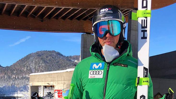 Adur Etxezarretak bigarren postua eskuratu du Europako Kopako jaitsiera proban