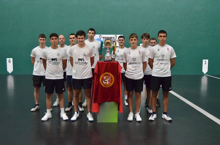 Leitzako pilotariak herriarteko txapelketa nagusiko txapelaren bila aterako dira igandean