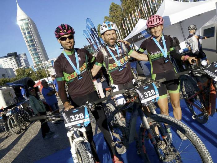 Asier Valverde beratarra podiumera igo da Madrid-Lisboa Non Stop bizikleta lasterketan