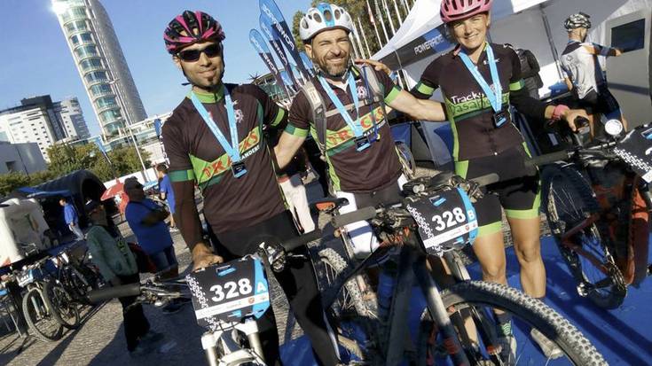 Asier Valverde beratarra podiumera igo da Madrid-Lisboa Non Stop bizikleta lasterketan