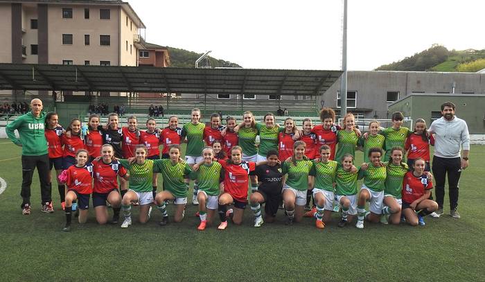 Kadete-infantil mailako nesken eta infantil mailako mutikoen futbol derbiekin hasiko da urte berria