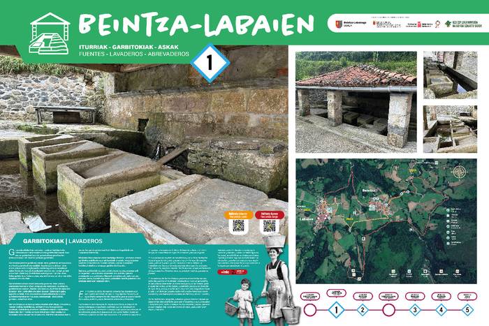 Beintza-Labaienen lau garbitoki eta iturriak ezagutzera emateko, bi ibilbide prestatu dituzte