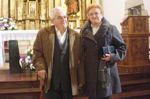 Joxepa Loiarte eta Jesus Santestebanen Urrezko Ezteiak 