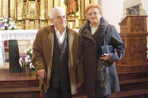 Joxepa Loiarte eta Jesus Santestebanen Urrezko Ezteiak 