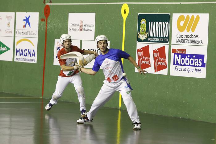 Hiru bikote ariko dira dira Iruñerriko erremonte profesionaleko txapelketaren finalerdian