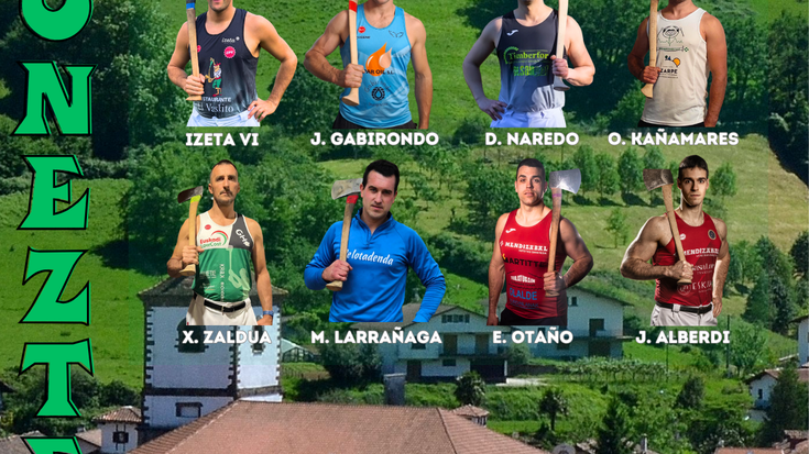 Euskal Herriko 1. mailako aizkolarien kanporaketa Donezteben