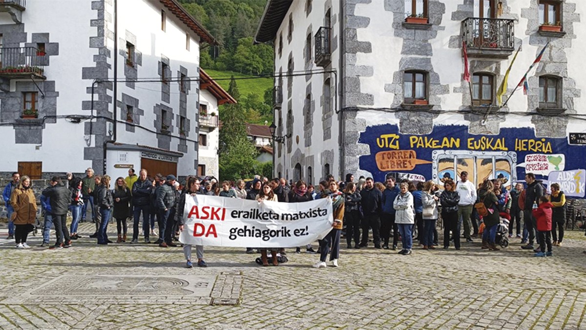 Eraso matxisten kontrako protokolo berritua aurkeztuko dute Leitzan