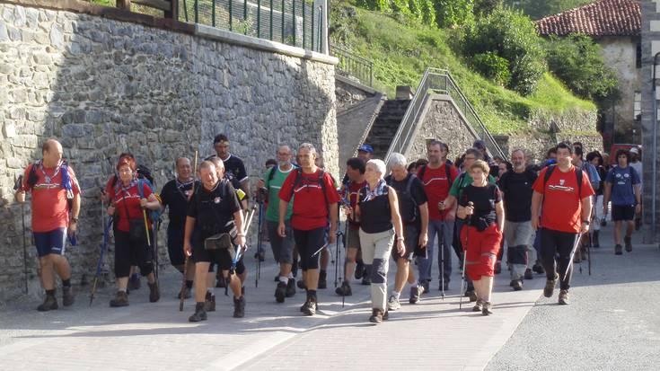 Euskal selekzioaren aldeko mendi martxa eskualdetik pasatuko da aurten ere