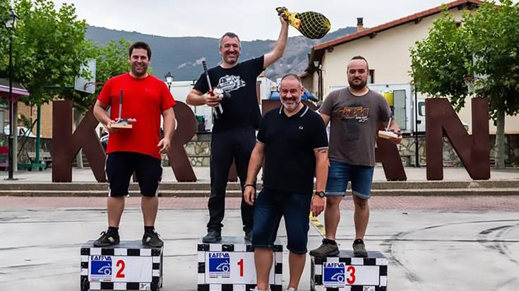 Euskadiko Slalom Txapelketako lehen proba irabazi du Asier del Pozo auto gidari lesakarrak