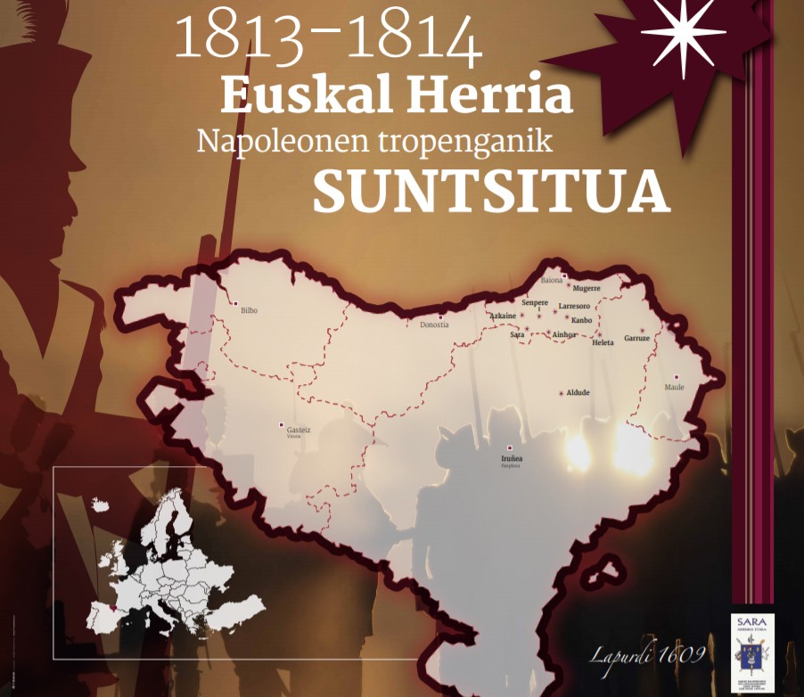 Napoleonen tropek Euskal Herria suntsitu zutela gogoan, oroitarria estreinatuko dute apirilaren 22an Saran