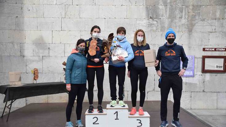 Leire Baraibar aresoarrak irabazi du Berastegiko Negu Trail lasterketa