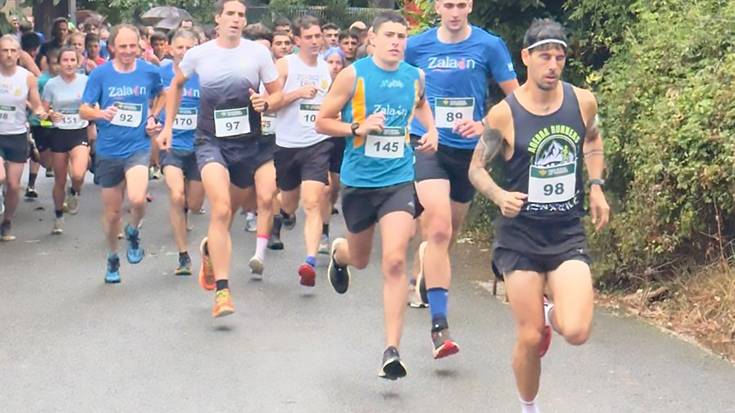 Gwendal Larquék eta Ane Elzaurdiak irabazi dute XV. Alkaiaga Trail Lasterketa