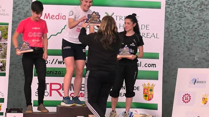 Ainhoa Etxegarai beratarra garaile Xtreme Higa Monreal mendi lasterketan
