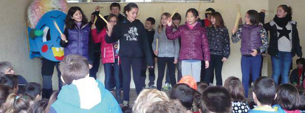 Euskararen Eguna ospatu dute Berako Rikardo Baroja ikastetxean ere