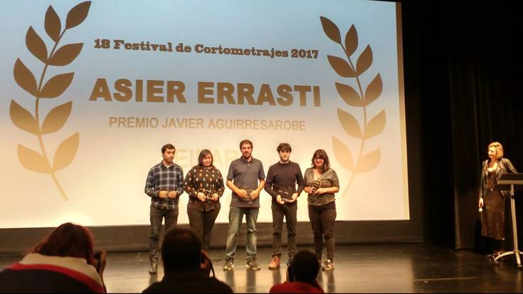 Asier Errasti film laburren jaialdian euskarazko pelikularik onenaren saria jaso du Berako Katubik