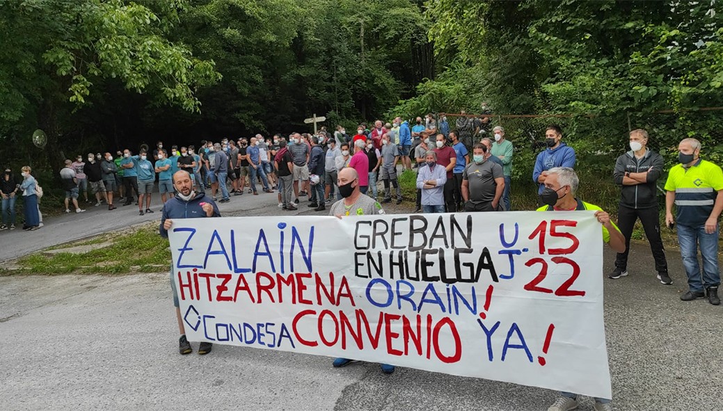 Zalaingo langileen soldatetan dagoen aldea salatu du ELAk