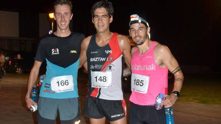 Ane Elzaurdia beratarrak eta Alberto Barberena baztandarrak irabazi dute VII. Berako Gau Krosa