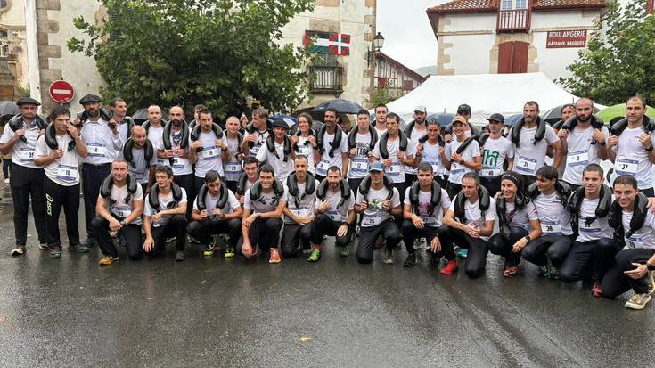 [BIDEOA] Sarako Kontrabandisten Lasterketako parte hartzaileak korrika