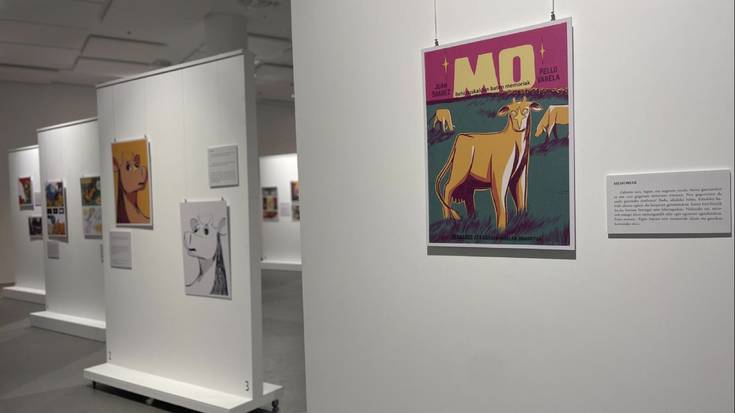 Leitu Lesakako irakurketa zikloaren bigarren edizioa MO erakusketarekin abiatu da