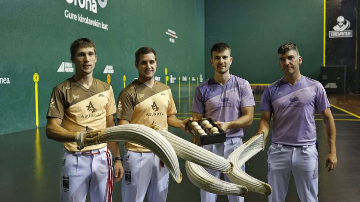 Erremontari-Sagardoaren Txapelketako finalerdirako pilotak bereizi dituzte