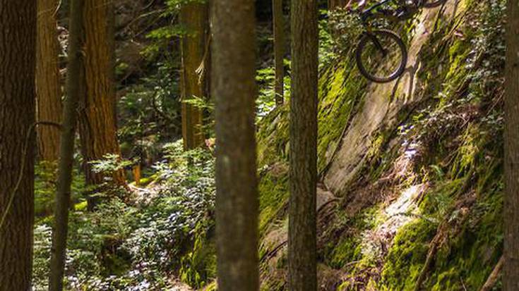 ARGAZKIAK: Aritz Petrirena Bengoetxeak mendiko bizikletarekin Kanadan bizitu dituen abenturak