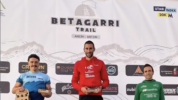 Hodei Lujanbio hirugarren izan da VI. Betagarri Trail mendi lasterketan