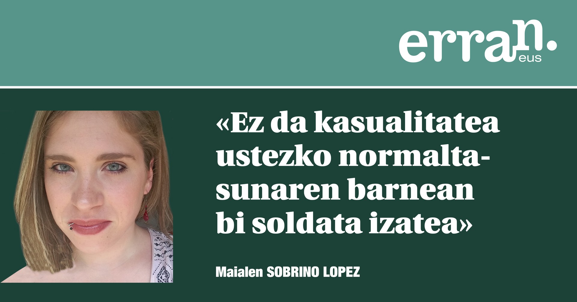 Atera normaltasuna armairutik