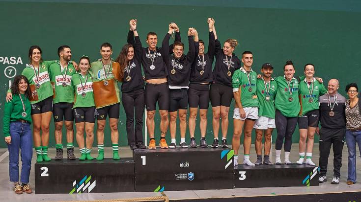 Beti Gazte txapeldunorde Euskal Herriko 4x4 sokatira txapelketa mistoan