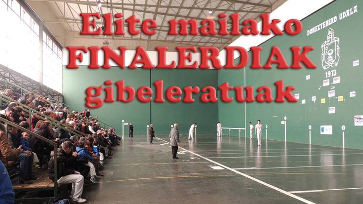 Malerrekako pilota txapelketako elite mailako finalerdiak gibeleratu dituzte