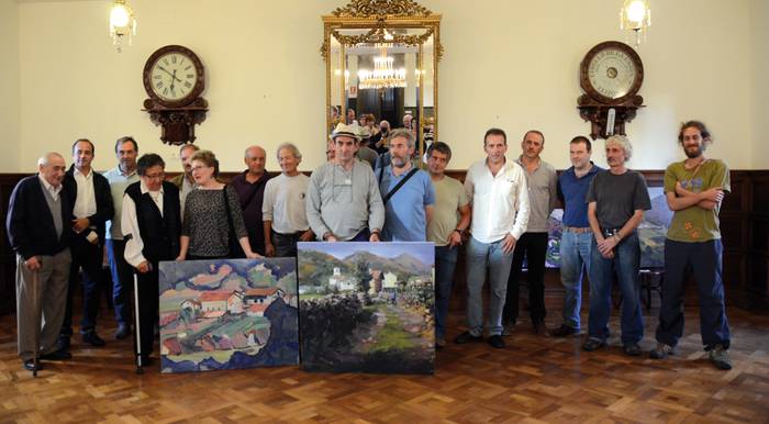 Aire zabaleko pintura lehiaketa antolatu du Elizondoko Kasino elkarteak azaroaren 1ean