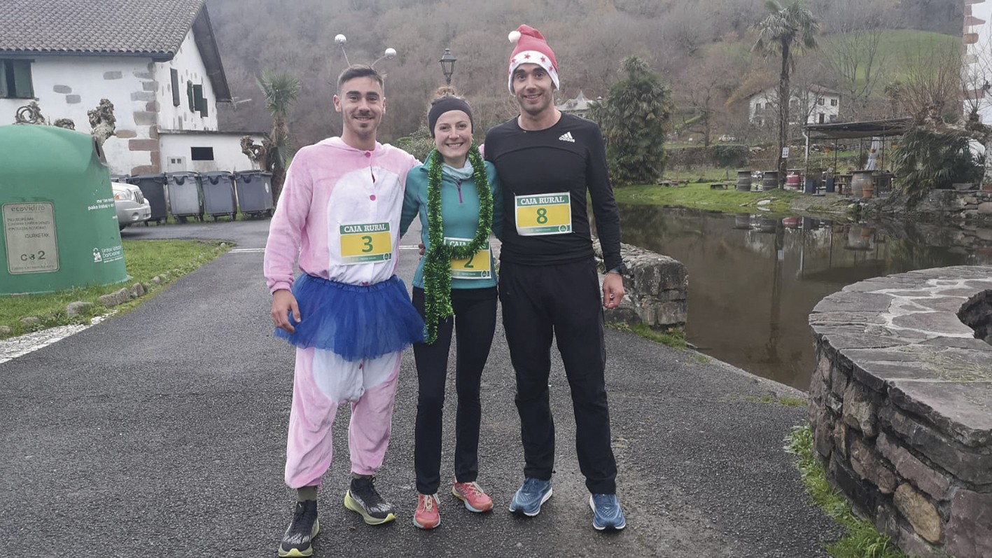 San Silvestre lasterketa egin dute lehen aldiz Urdazubin