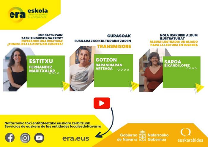 Euskarabideak eta toki entitateek gurasoen trebakuntzarako ERA Eskolaren bosgarren edizioa aurkeztu dute