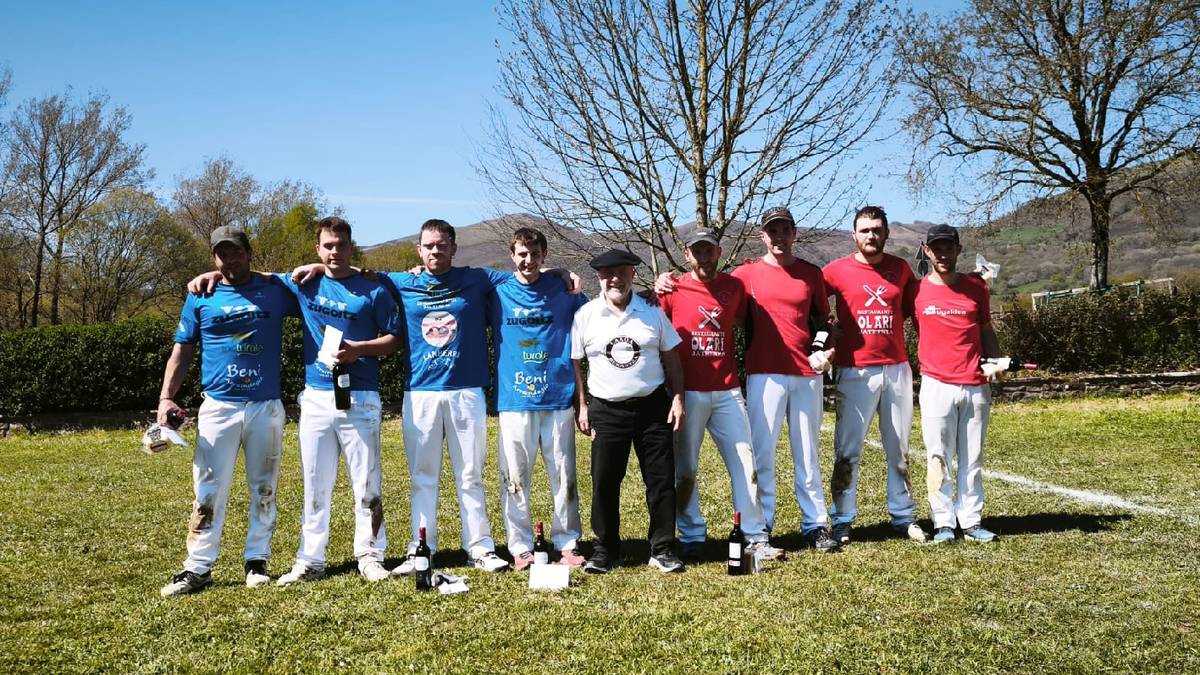 Malerreka nagusitu zaio Baztani Lamiarritako plazako laxoa desafioan