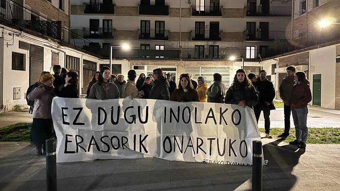 Sarrigurengo eraso matxista salatzeko elkarretaratzea egin dute Beran