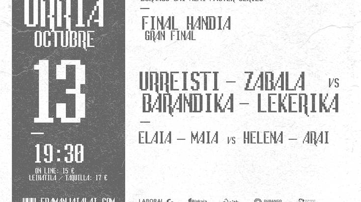 Larunbatean goi mailako bi zesta-punta partida izanen dira Elizondon