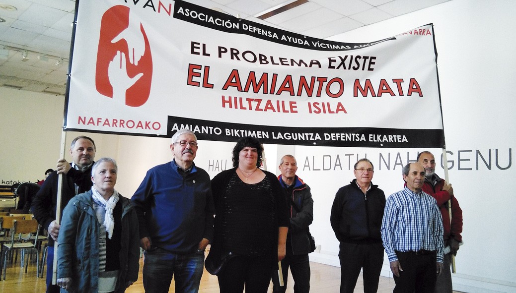 Amiantoaren biktimek elkartea sortu dute Nafarroan 